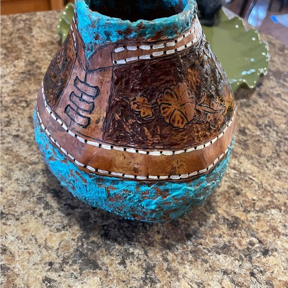 Carved Gourd bowl - Picture 2 of 3